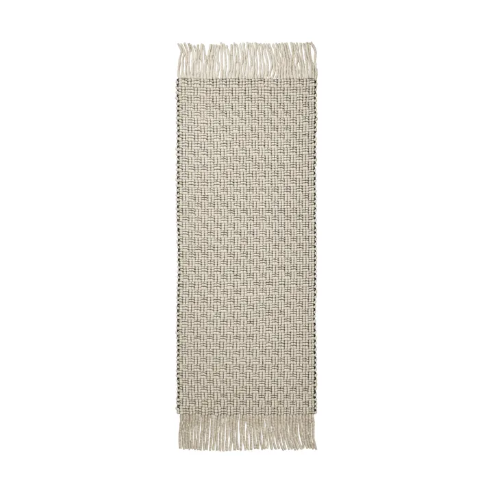 Udo Teppich - Off-white-Schwarz, 80x200 cm - Ferm Living