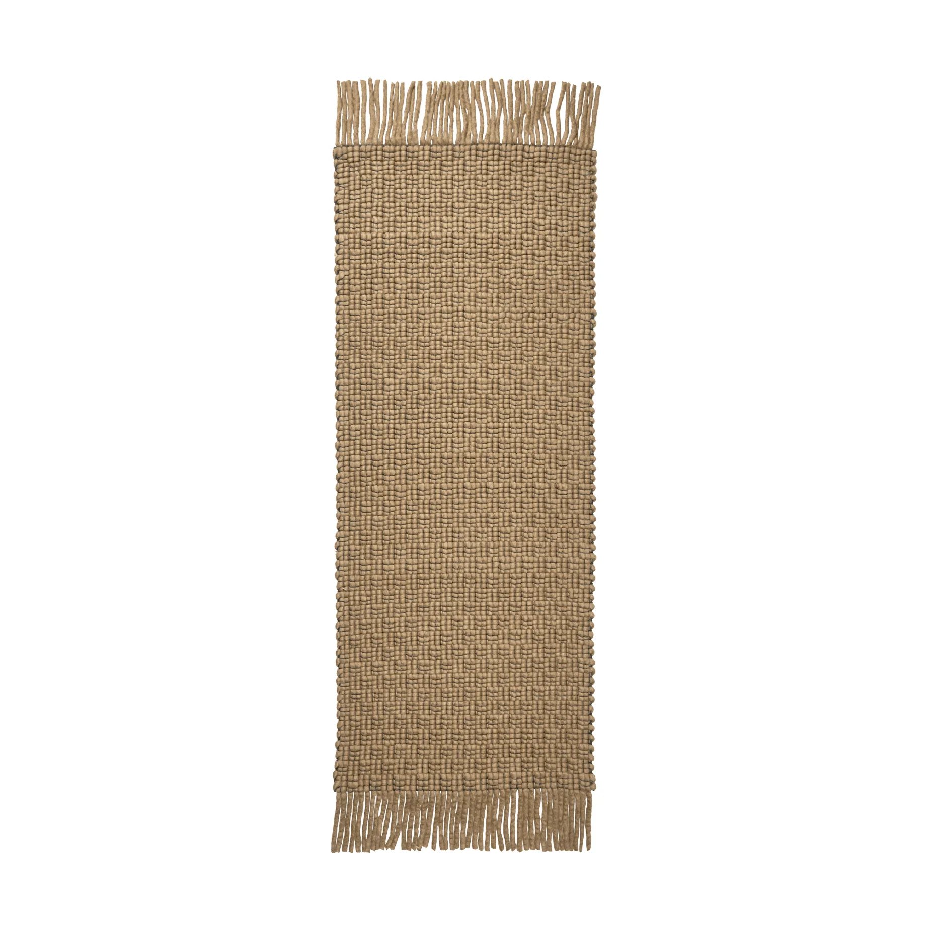 Udo Teppich, Tan-black, 80x200 cm Ferm Living