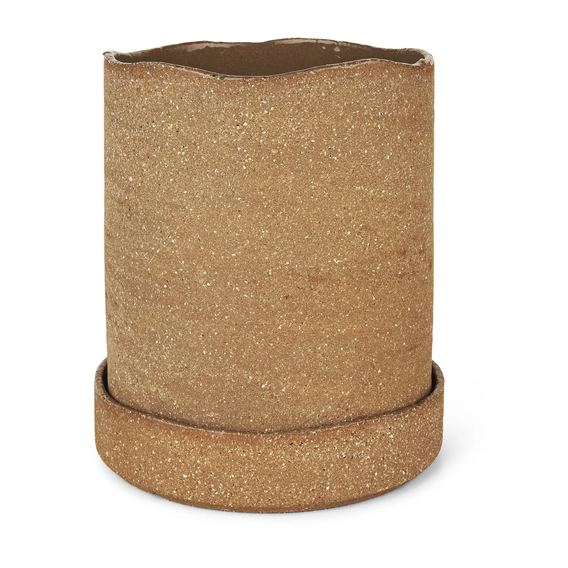 Uneru Blumentopf Ø16cm, Brown Ferm Living