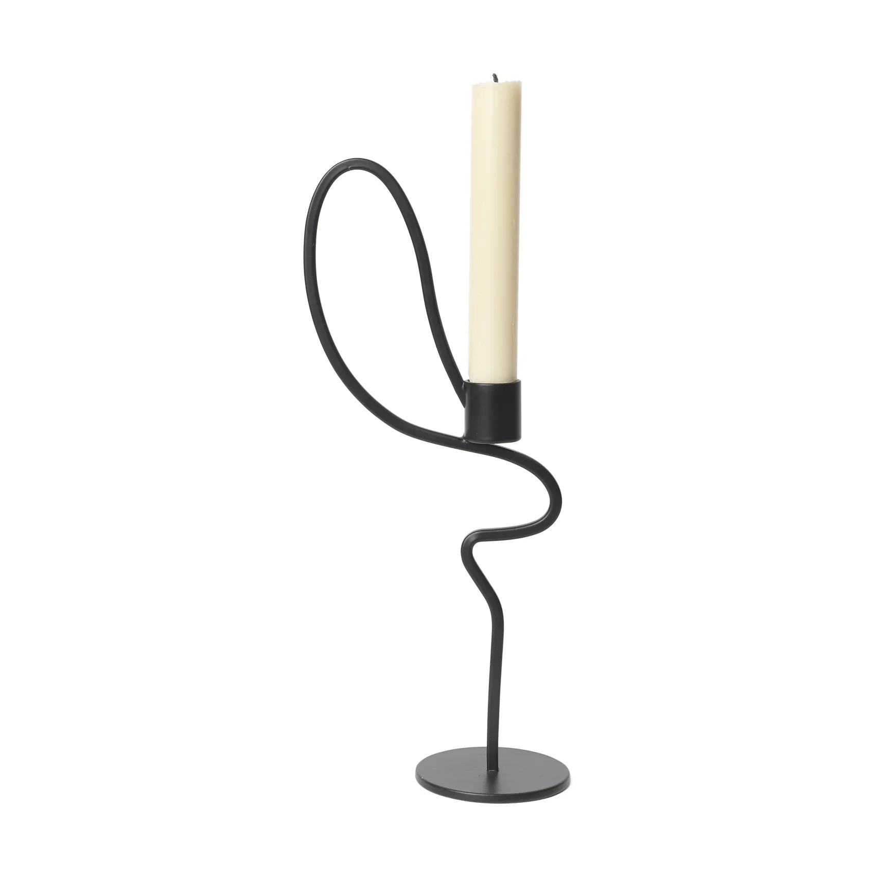 Valse Kerzenhalter high, Black Ferm Living