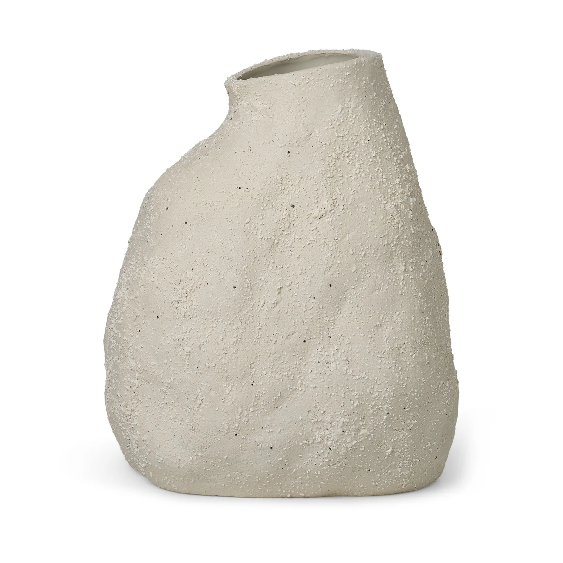 Vulca Vase off-white, Medium 36cm Ferm Living