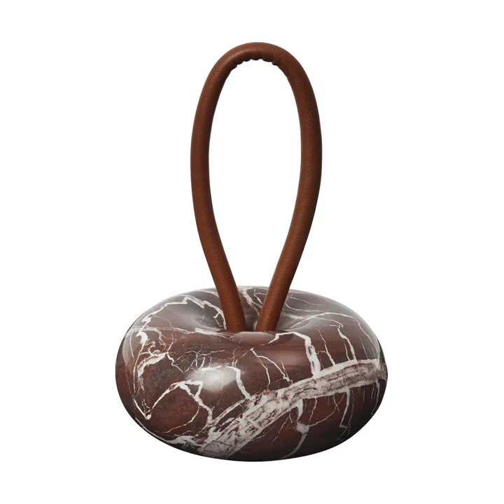 Wa Türstopper - Rosso Levanto Marmor, Ø14 cm - Ferm Living