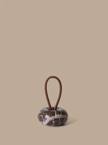 Wa Türstopper - Rosso Levanto Marmor, Ø14 cm - Ferm Living