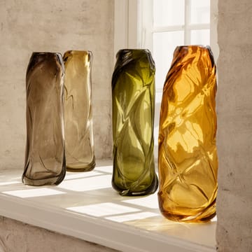 Water Swirl Vase - Amber - Ferm Living