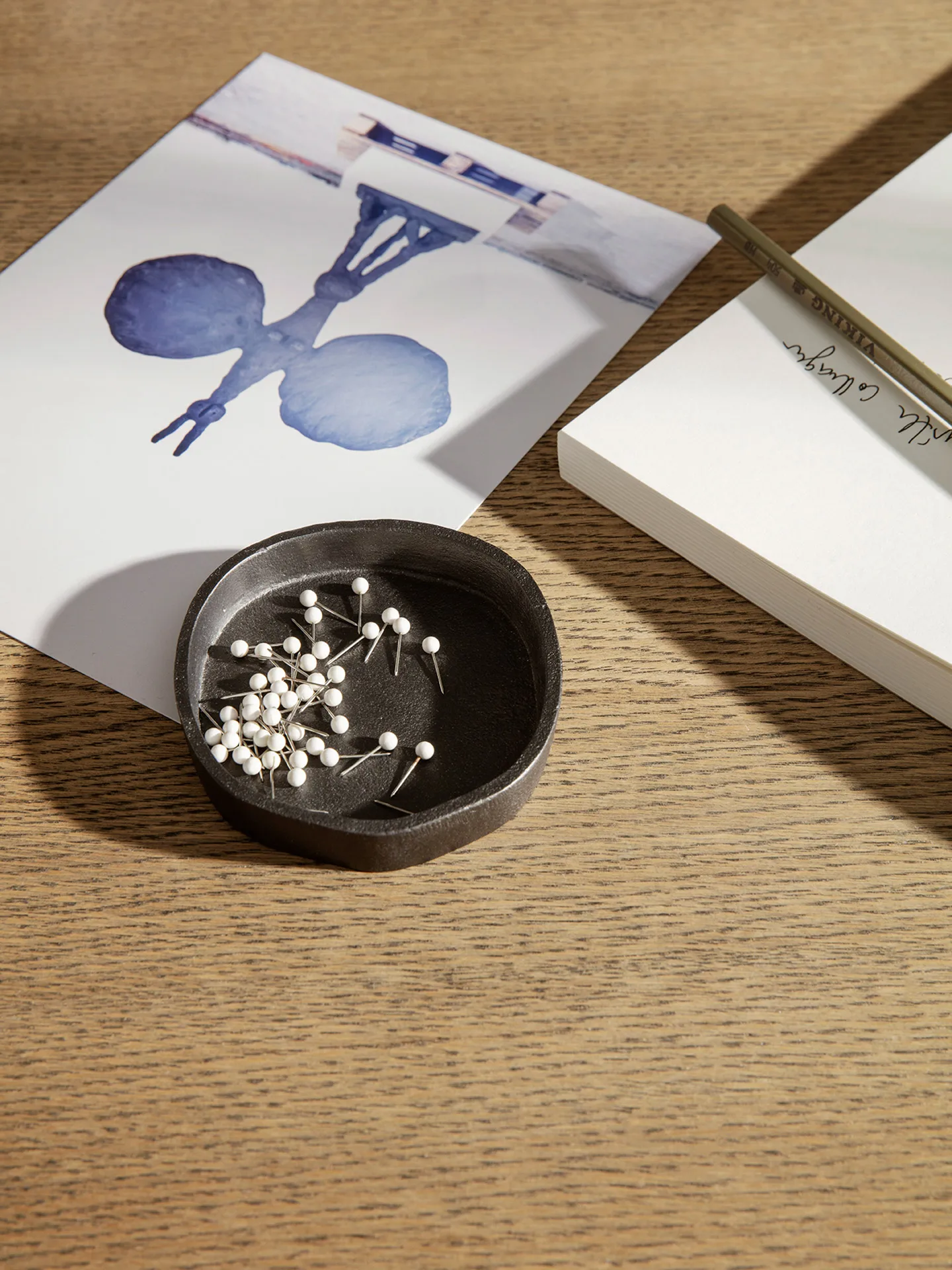 Yama Tablett rund 8,3 x 8,9cm, Aluminium geschwärzt Ferm Living