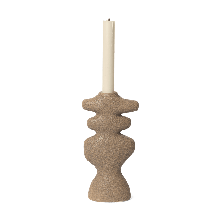 Yara Kerzenhalter large, Dark Sand Ferm Living