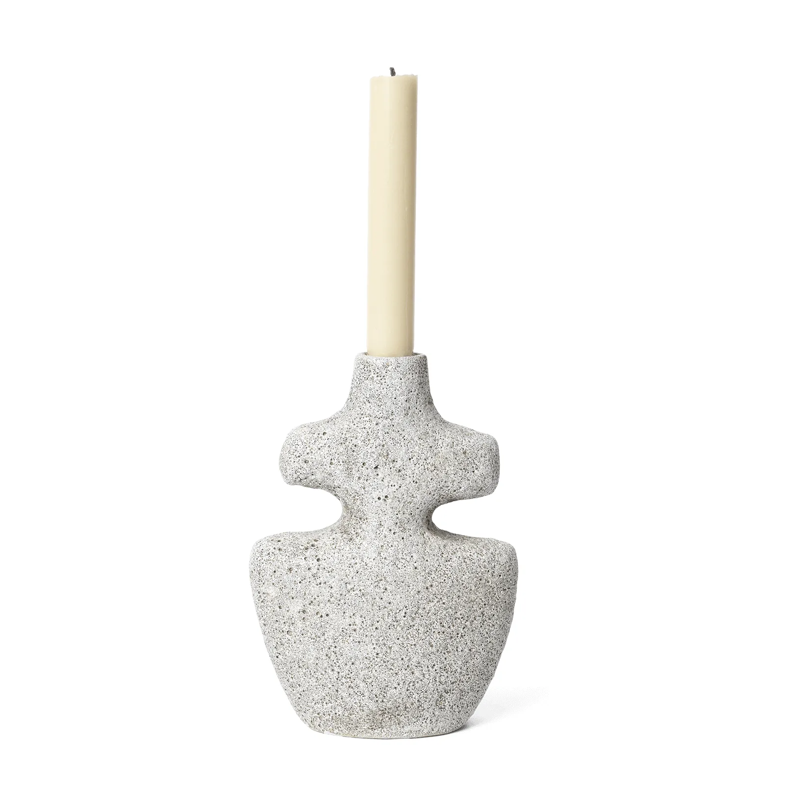Yara Kerzenhalter medium, Grey Pumice Ferm Living