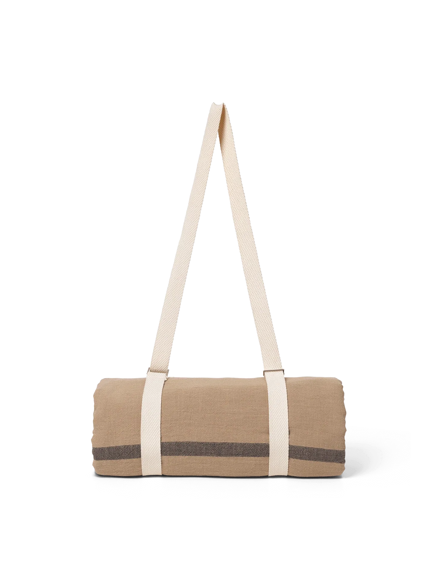 Yard Picknickdecke 180x180 cm, Sand-schwarz Ferm Living