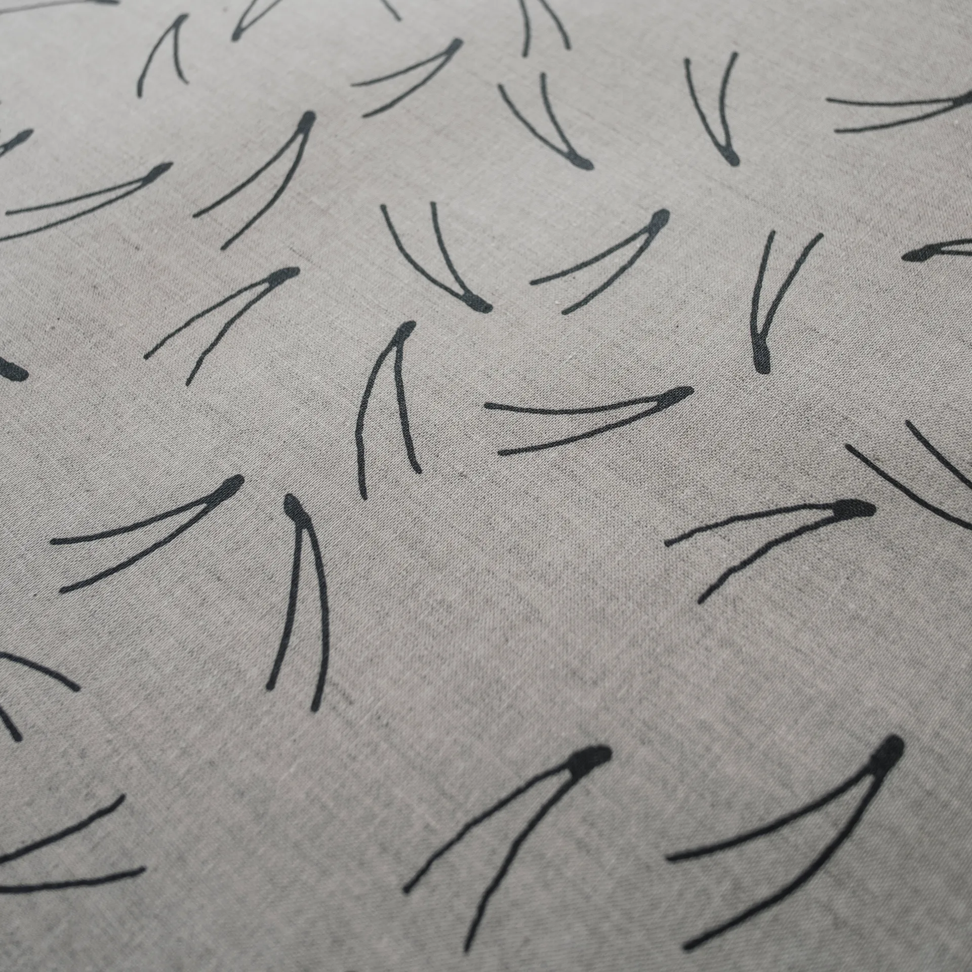 Barr Wachstuch, Schwarz-natur Fine Little Day