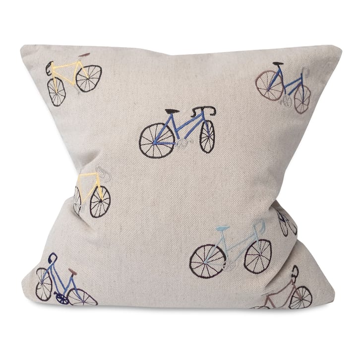 Bicycles Kissenbezug 48 x 48cm, Beige Fine Little Day