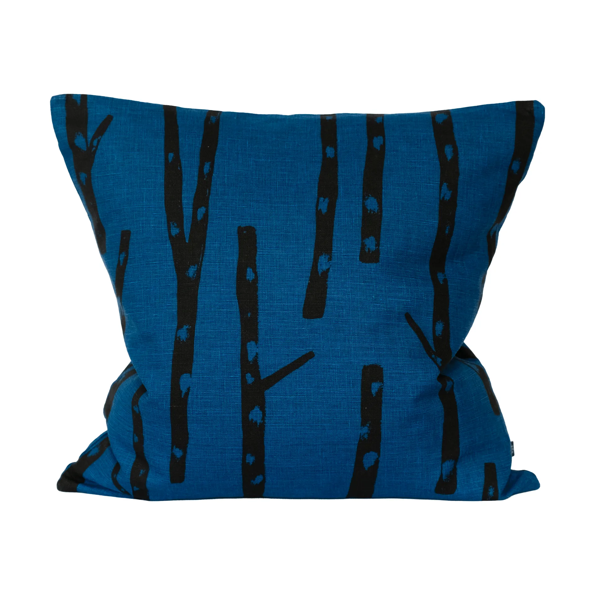 Birch Kissenbezug 48x48 cm, Blau-Schwarz Fine Little Day