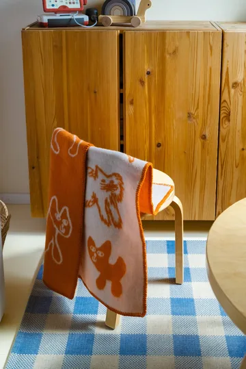 Cats Wolldecke - Orange, 65x95 cm - Fine Little Day