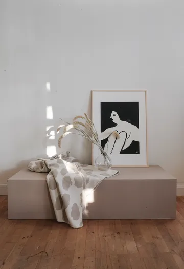 Dots Decke 140 x 180cm - Beige - Fine Little Day