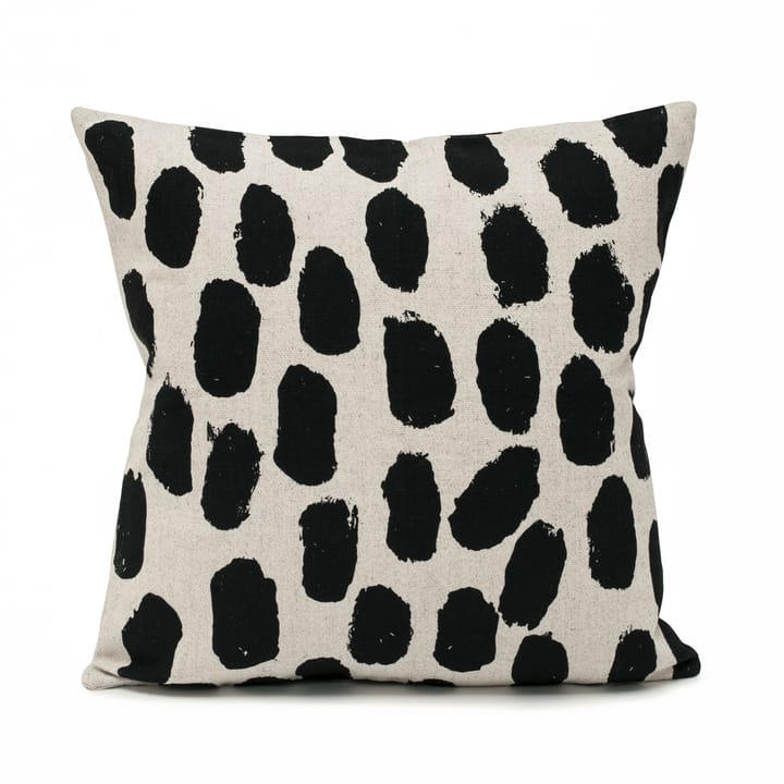 Dots Kissenbezug 48 x 48cm - Beige-schwarz - Fine Little Day