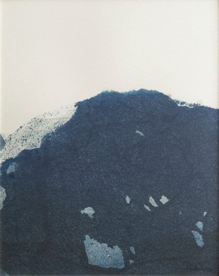 Dyeforindigo ocean 2 Poster 40 x 50cm, Blau-weiß Fine Little Day