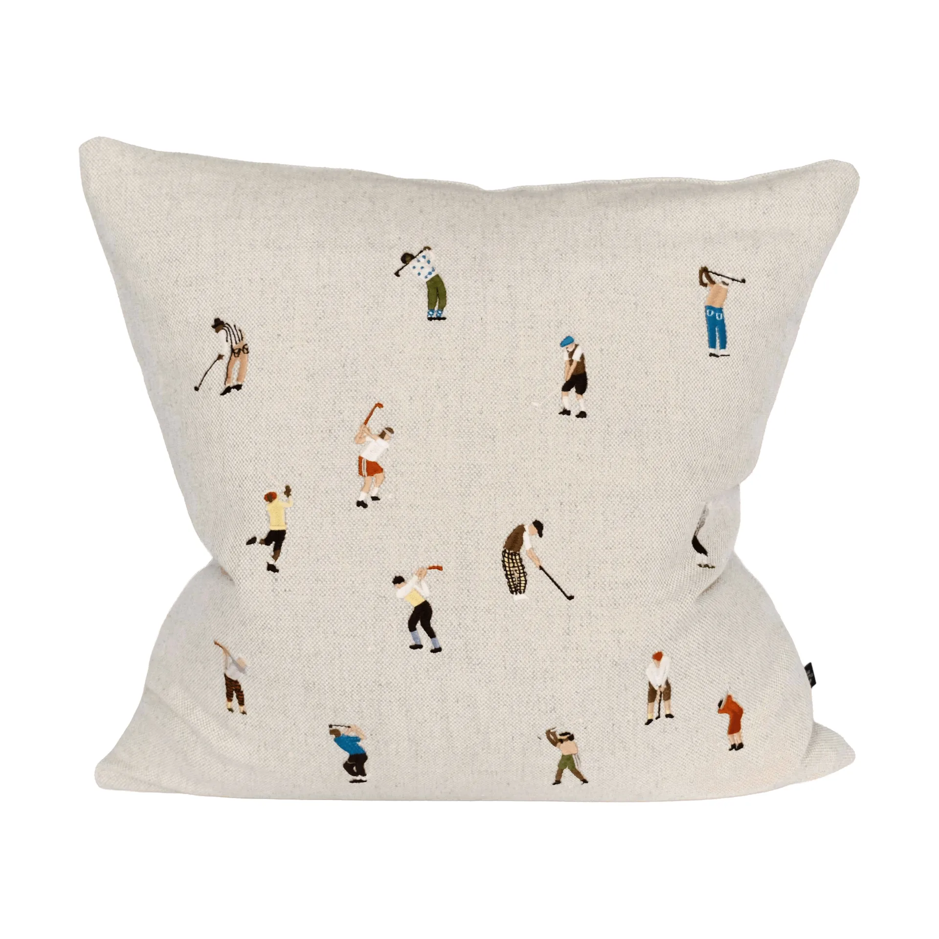 Golfers Kissenbezug 48 x 48cm, Natur Fine Little Day