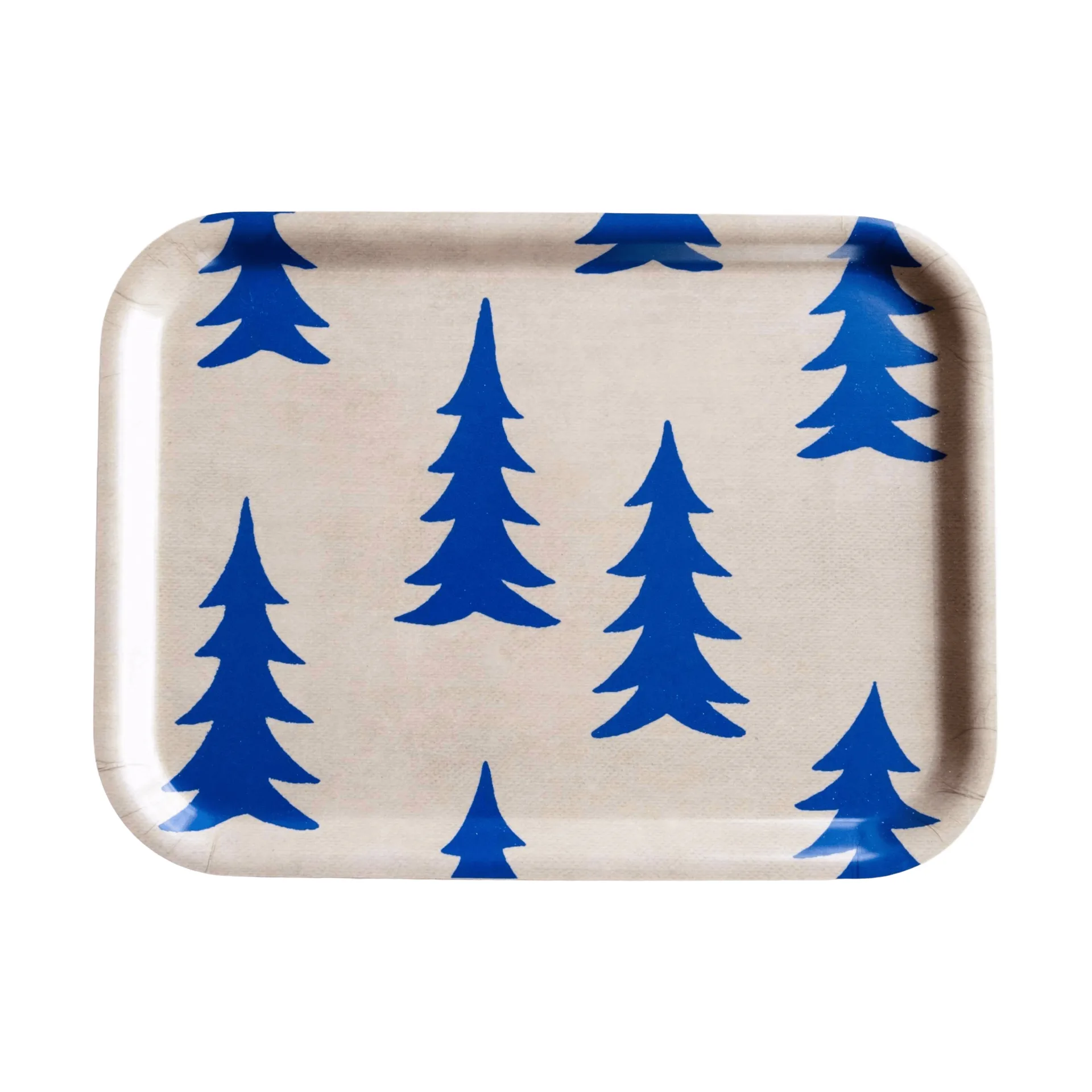 Gran Tablett 20 x 27cm, Natur-Blau Fine Little Day