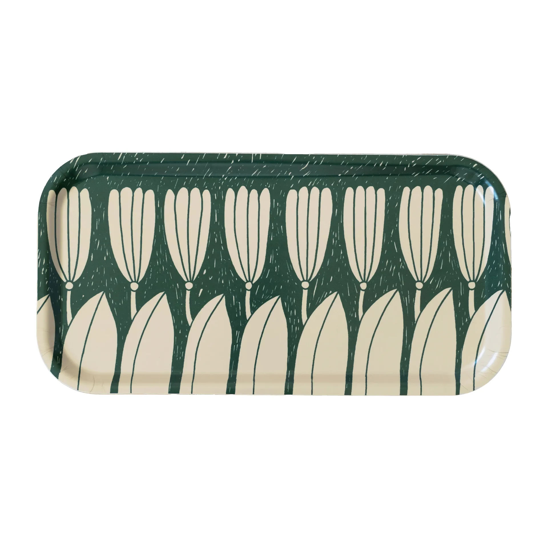 Krokus Tablett 22 x 43cm, Grün Fine Little Day