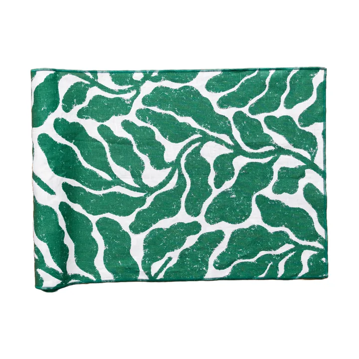 Leaves Läufer - Green, 45 x 180cm - Fine Little Day