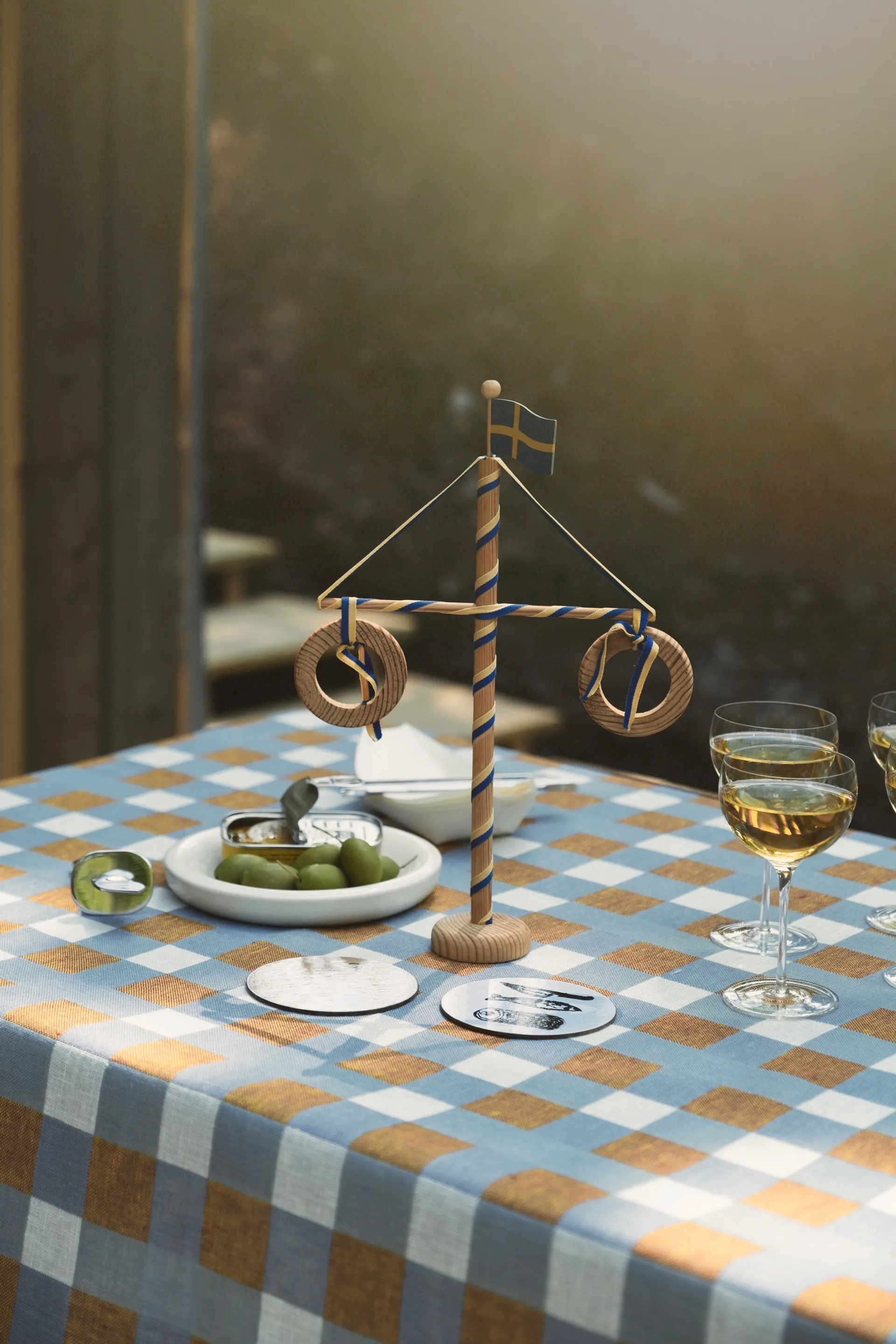 Rutan Tischdecke 147x250 cm, Oat Fine Little Day