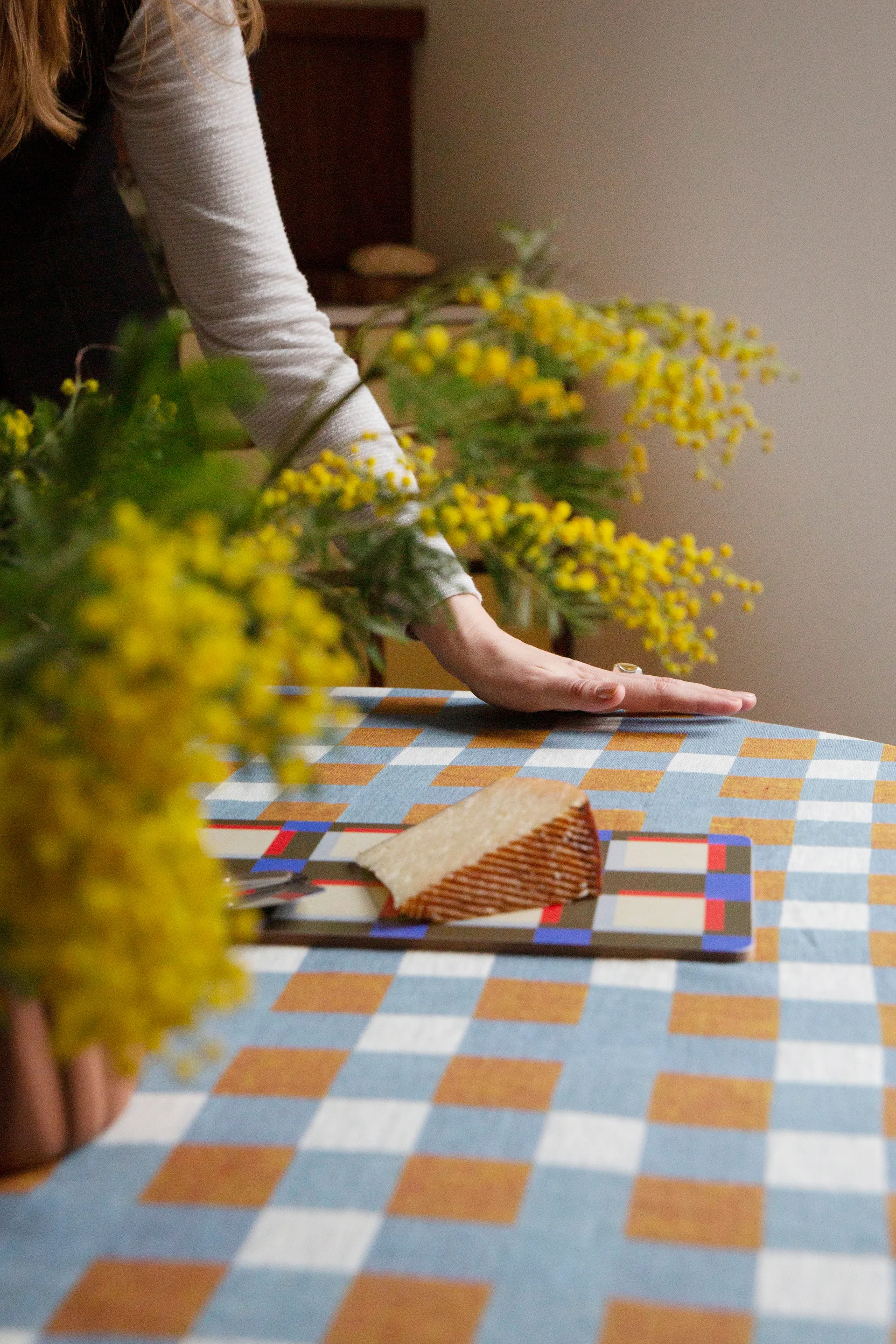 Rutan Tischdecke 147x250 cm, Oat Fine Little Day