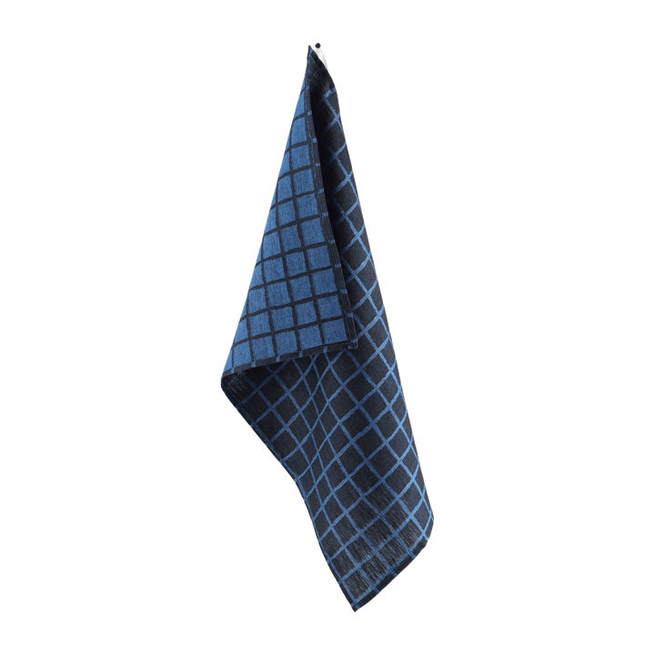 Rutig Jacquard gewebtes Geschirrtuch 47 x 70cm, Blue-black Fine Little Day