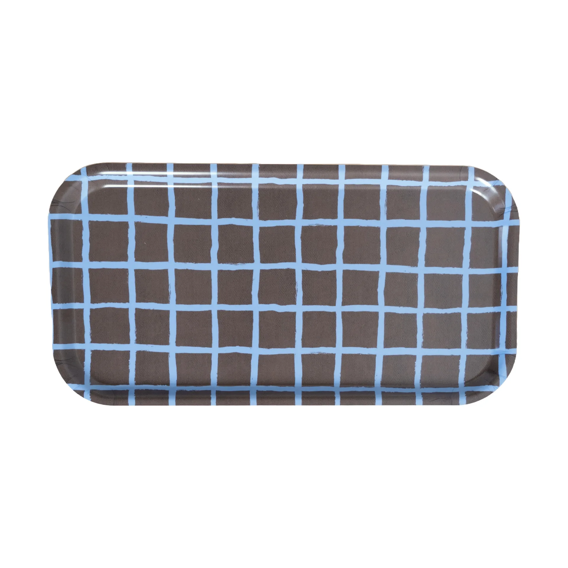 Rutig Tablett 22x43 cm, Braun Fine Little Day