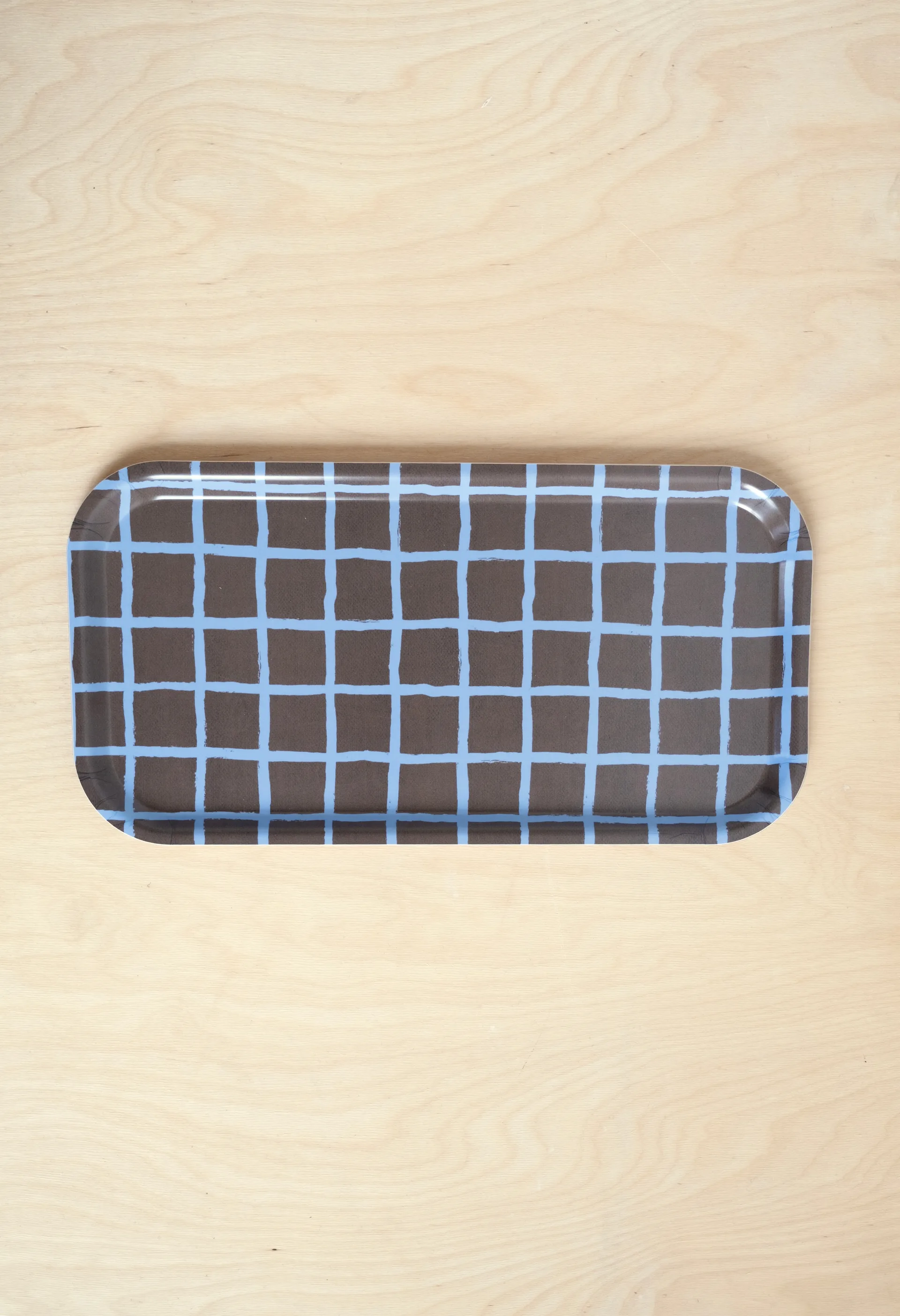 Rutig Tablett 22x43 cm, Braun Fine Little Day