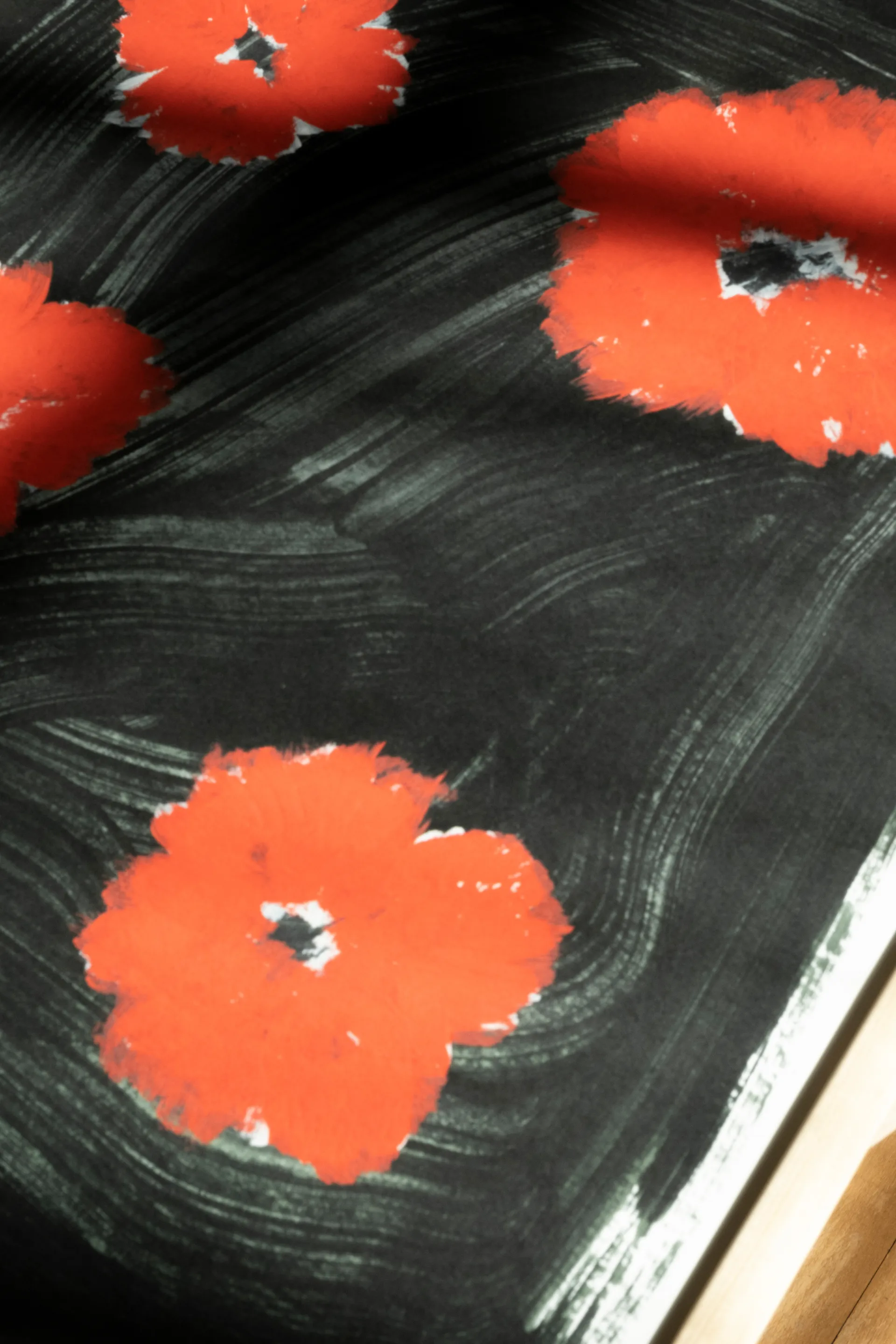 Scarlet pimpernel Poster 40 x 50cm, Rot -schwarz Fine Little Day