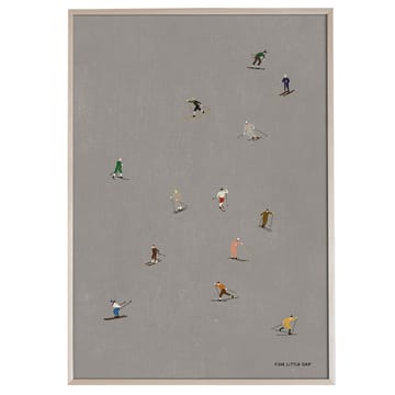 Skiers Poster 50 x 70cm - Grau - Fine Little Day