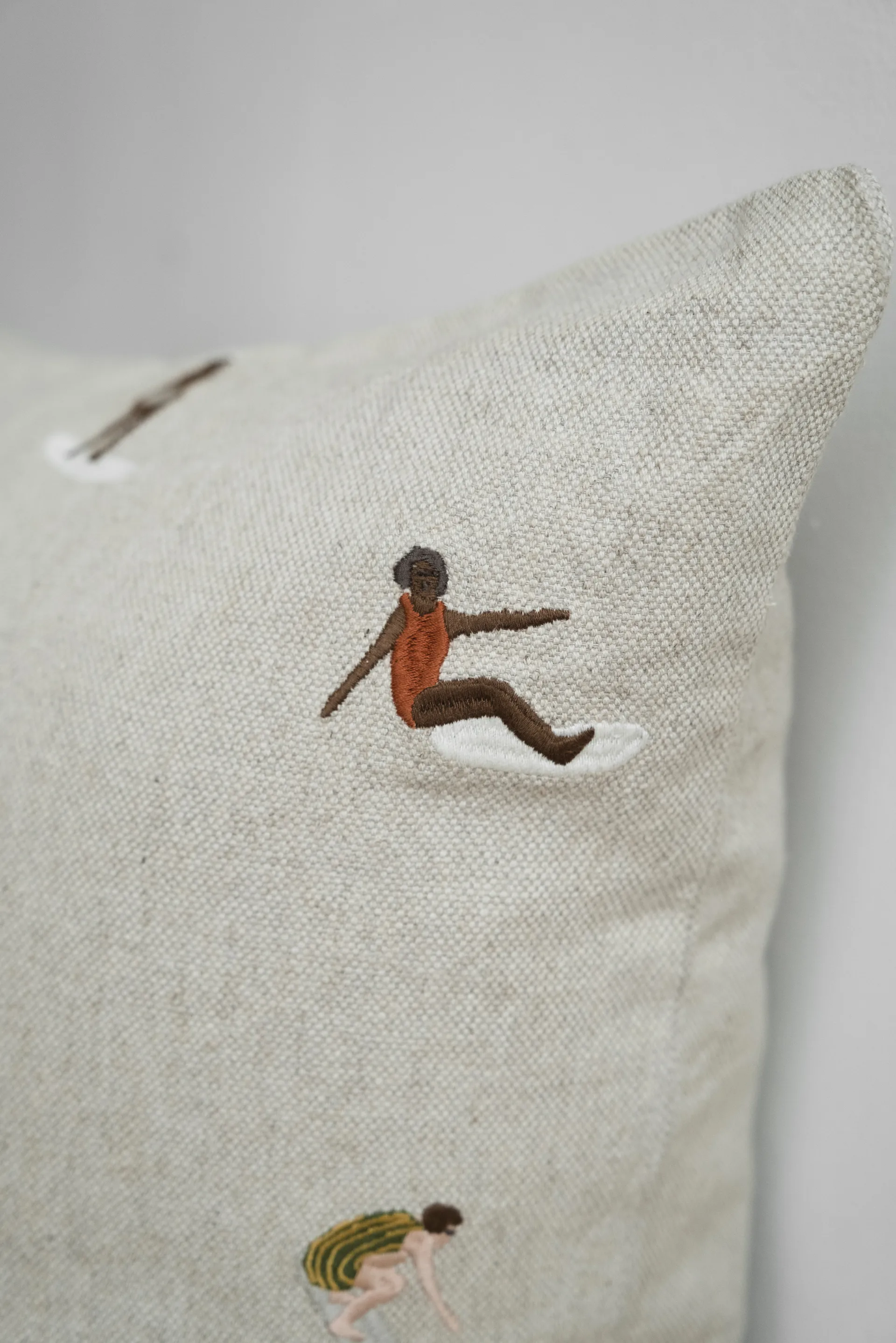 Surfers Kissenbezug 48 x 48cm, Natur Fine Little Day