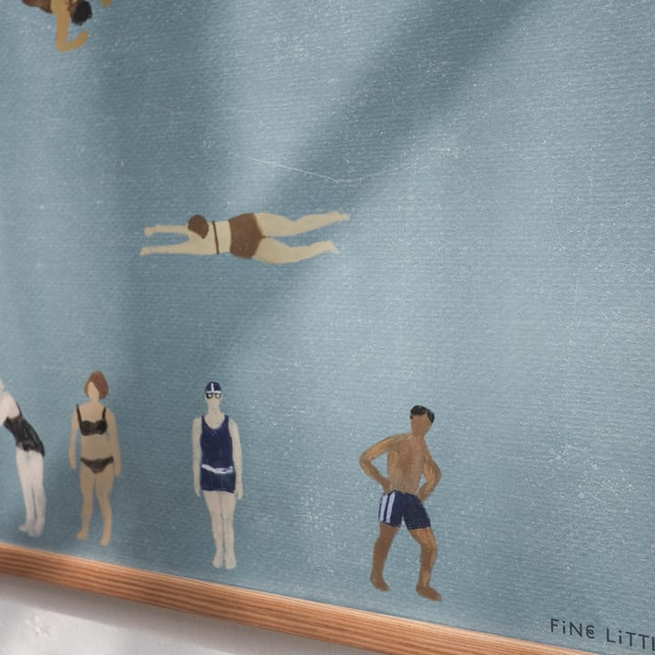 Swimmers Poster, 50 x 70cm Fine Little Day