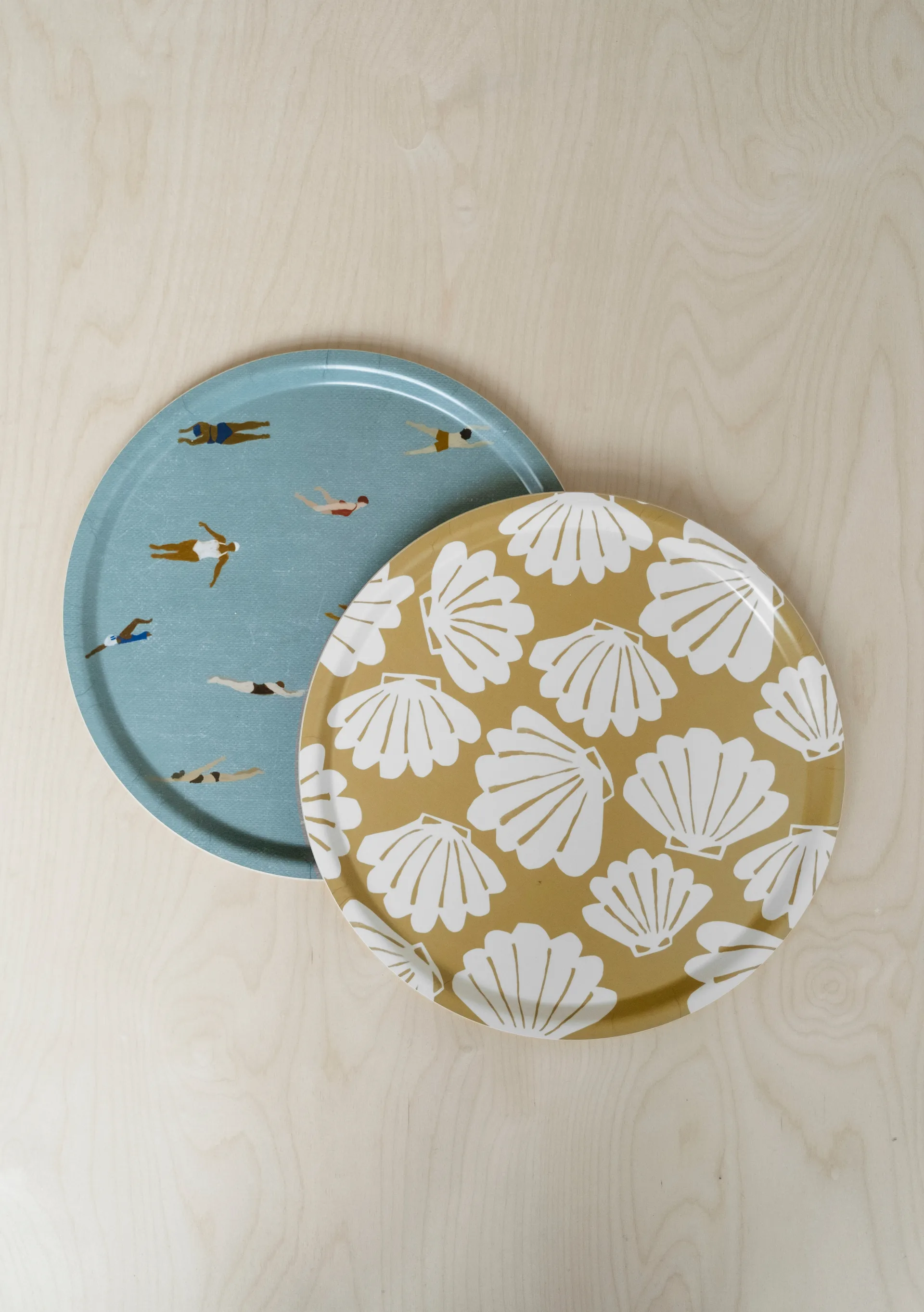 Swimmers Tablett Ø38cm, Beige Fine Little Day