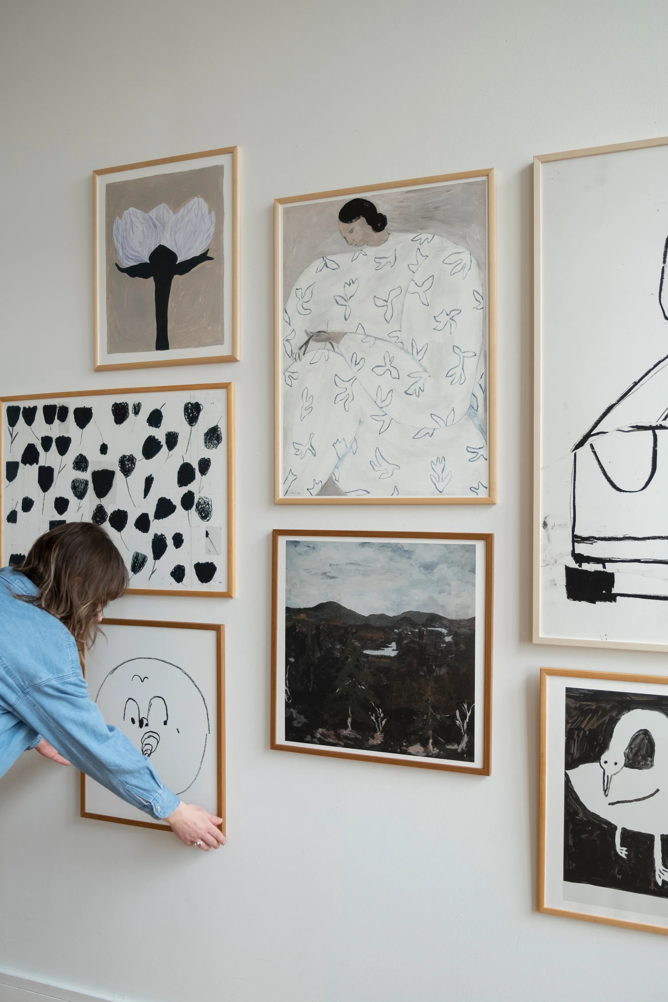 White Flower Poster 50 x 70cm | Fine Little Day → KitchenTime.de