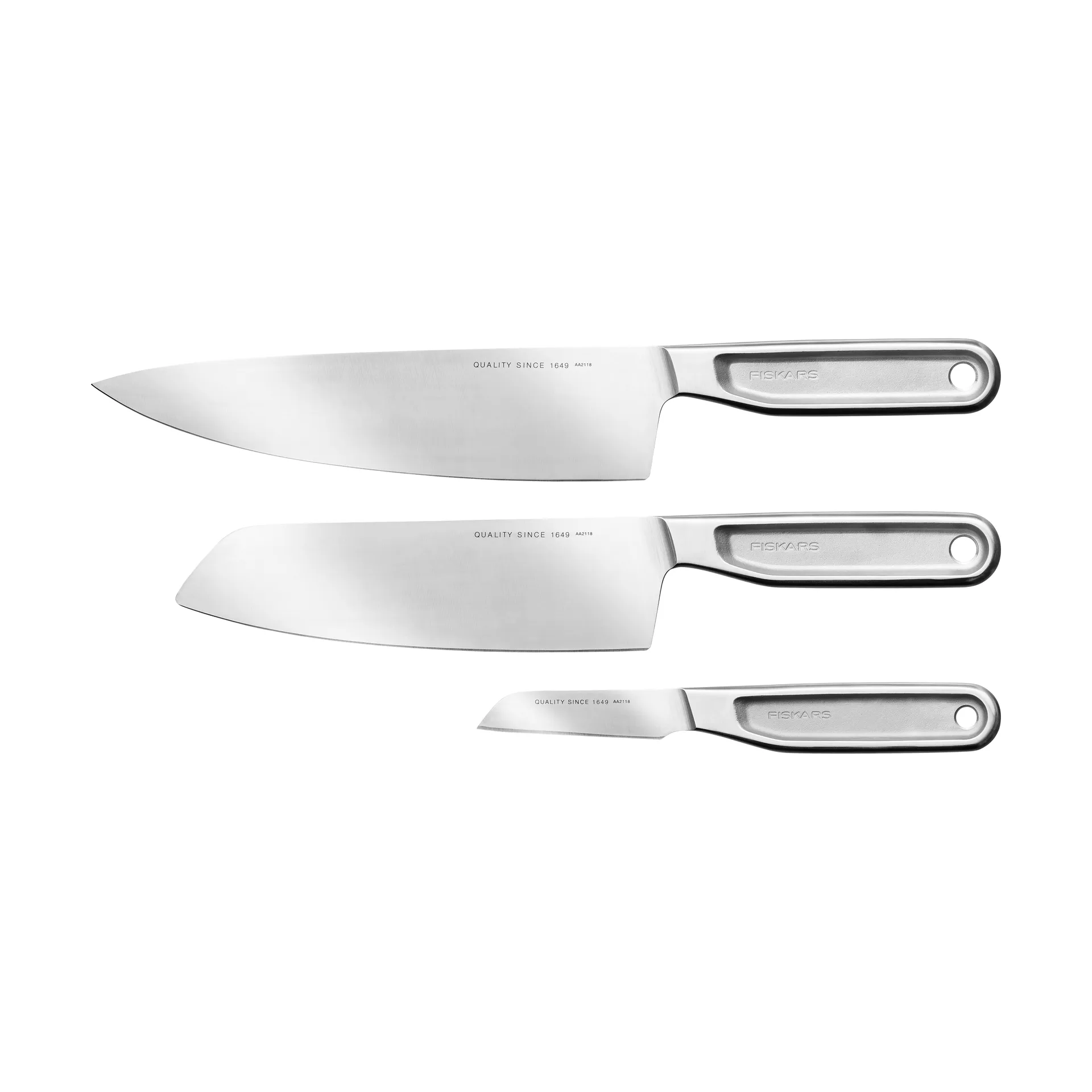 All Steel Messer-Set, 3-teilig Fiskars