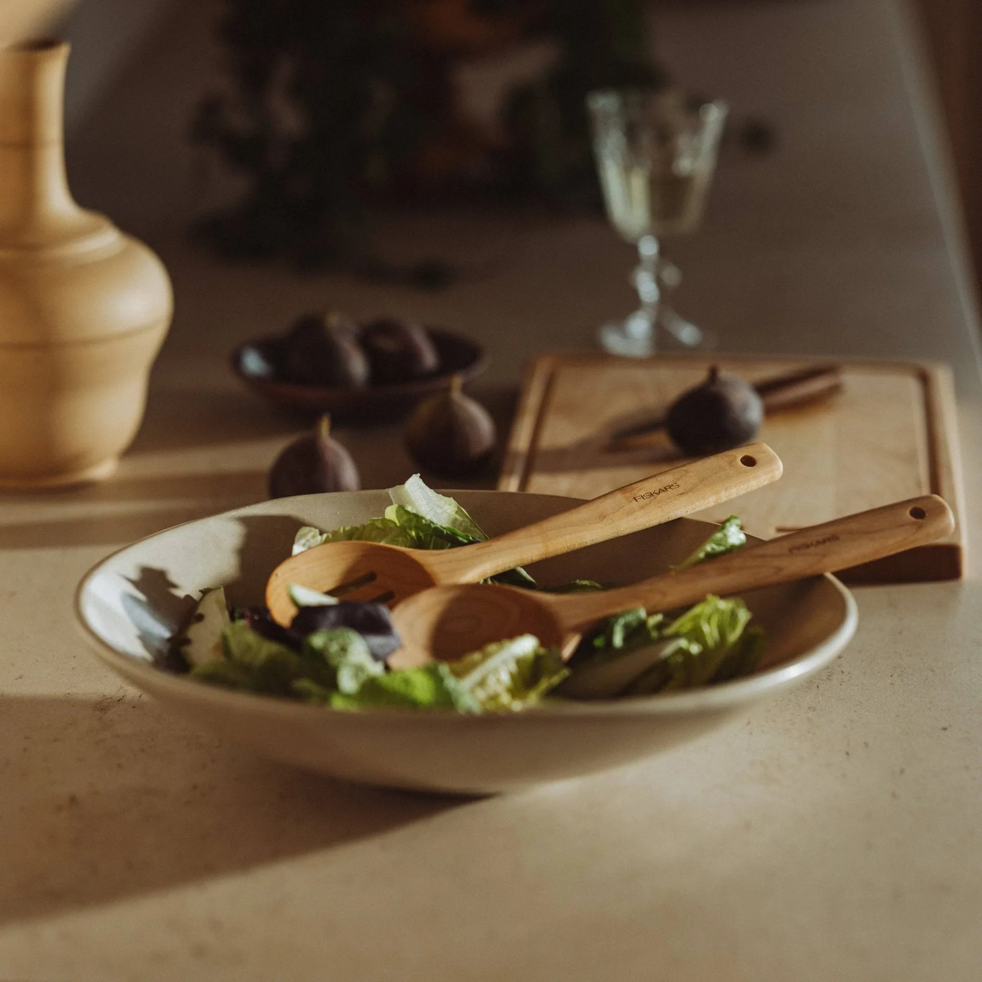Folken Löffel, Mit Rillen Fiskars