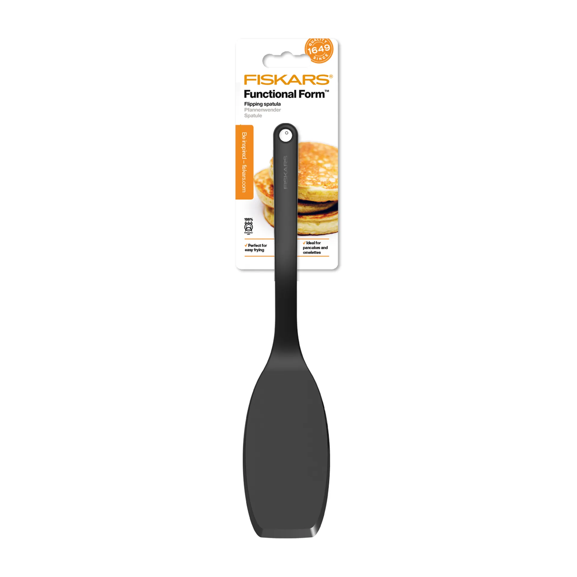Functional Form Bratspatel 28cm, Schwarz Fiskars