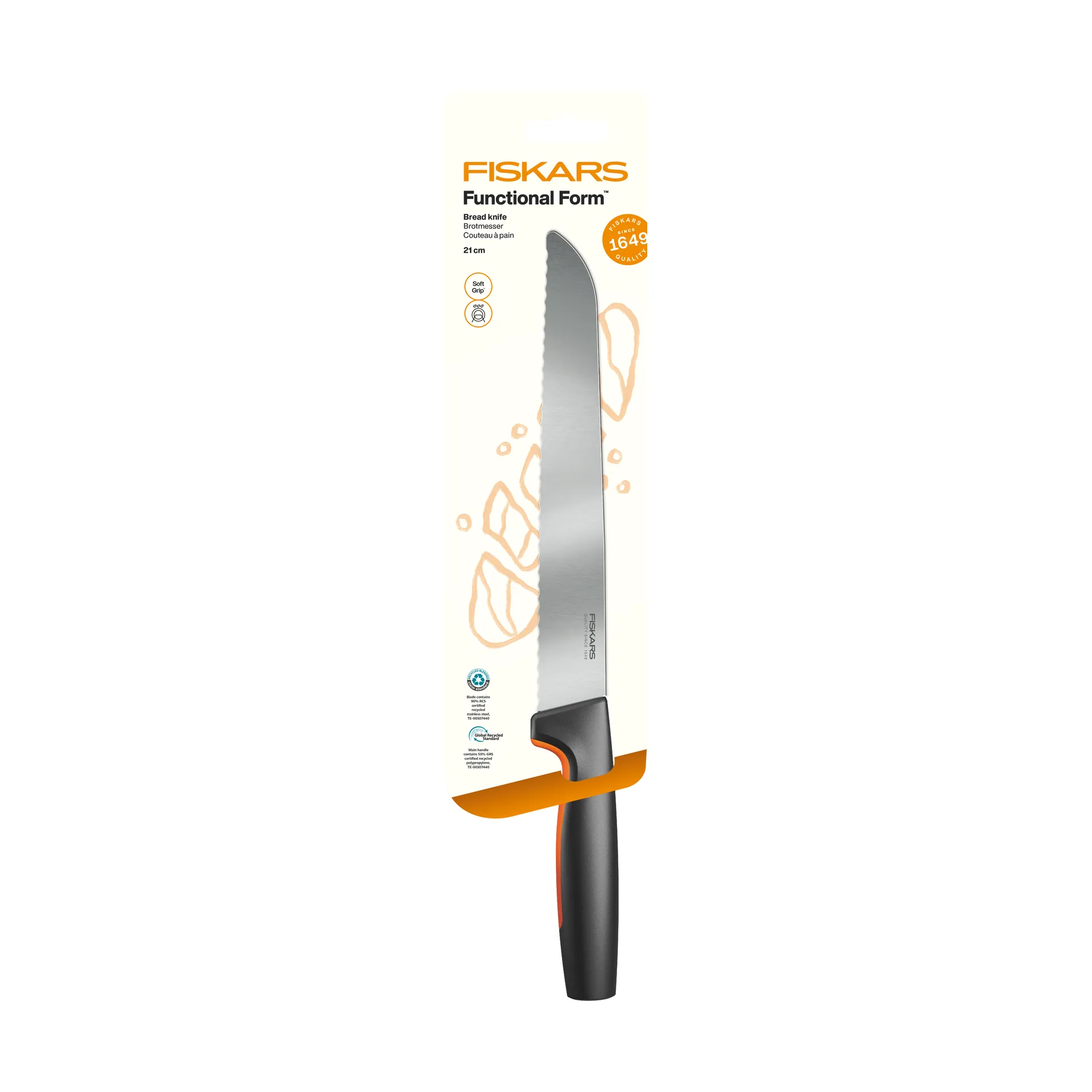 Functional Form Brotmesser, Edelstahl Fiskars