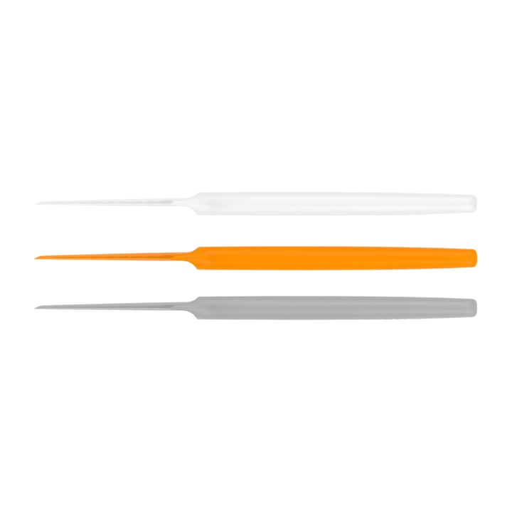 Functional Form Buttermesser 3er Pack, Grau-orange-weiß Fiskars