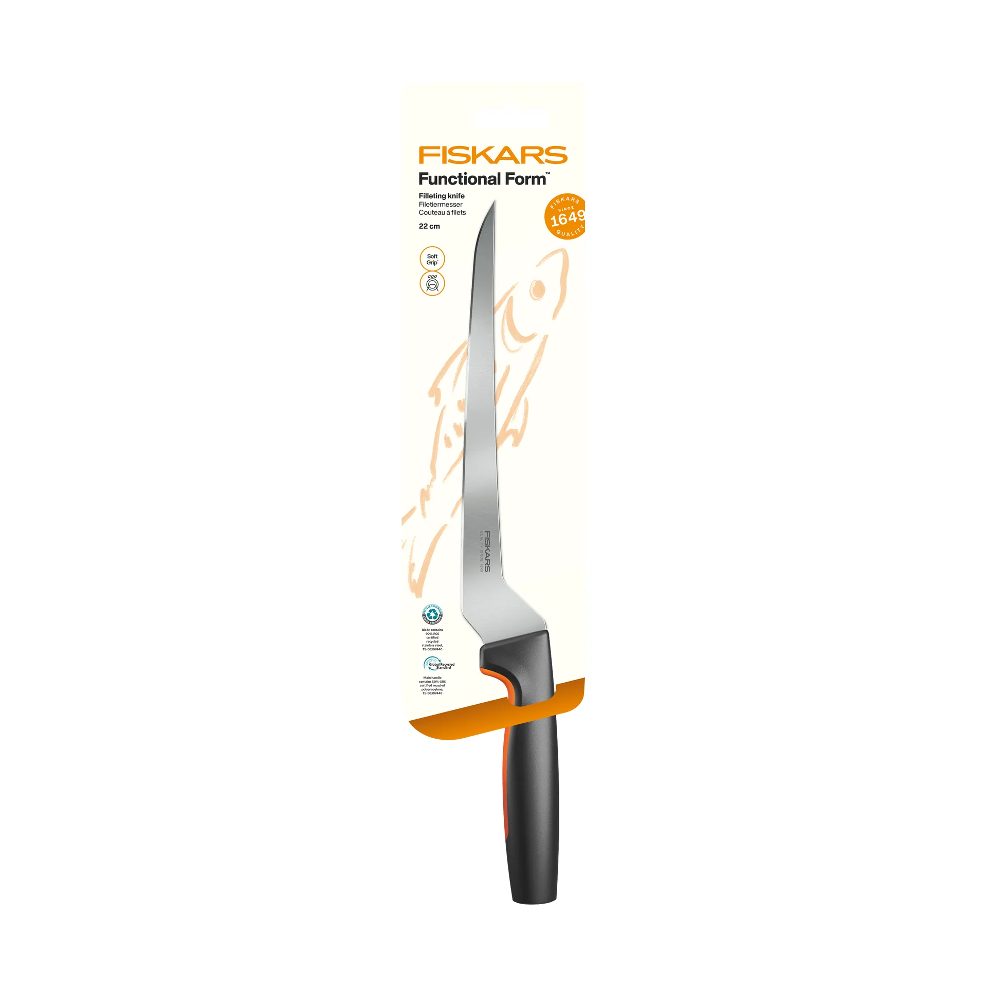 Functional Form Filetmesser, Edelstahl Fiskars
