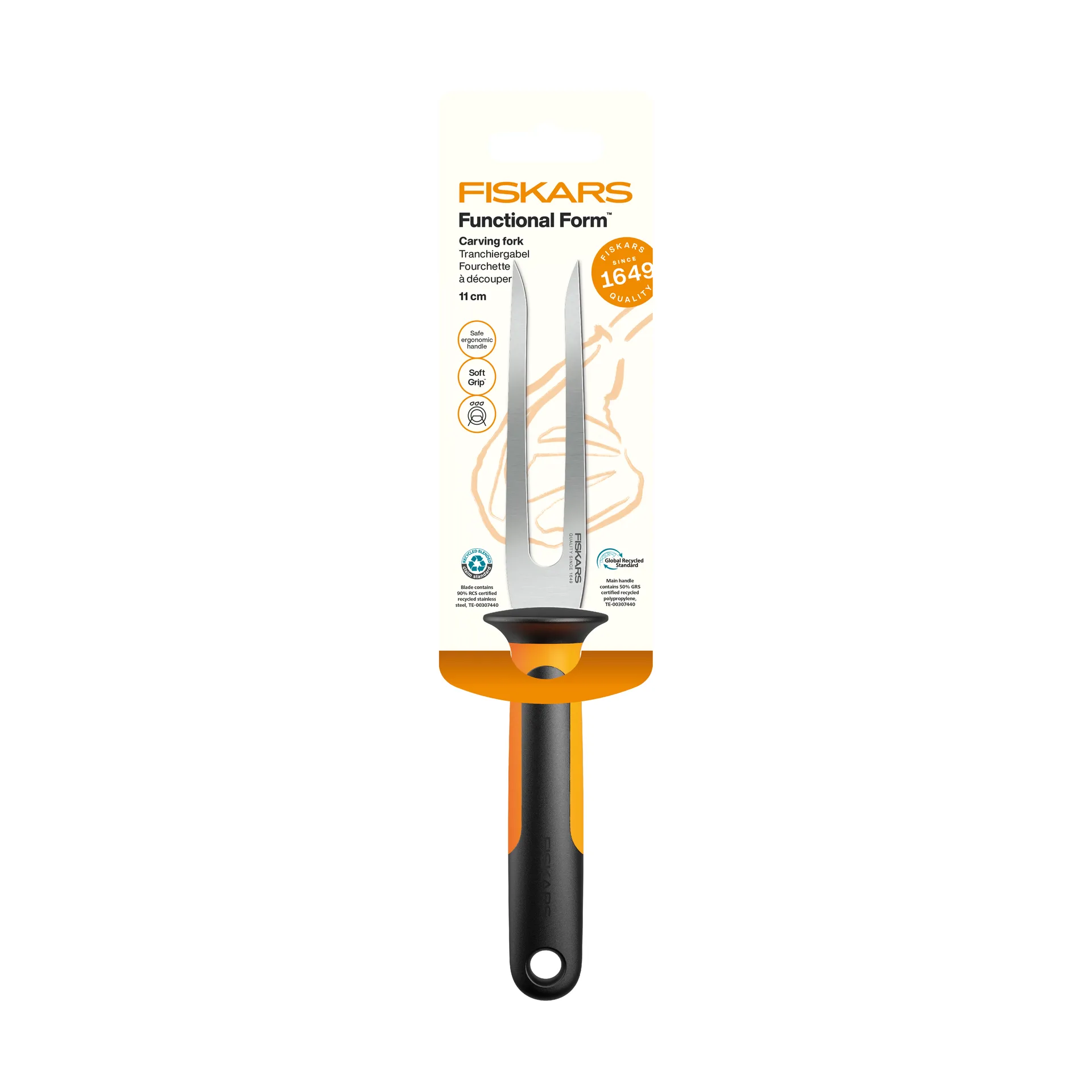 Functional Form Fleischgabel, Edelstahl Fiskars