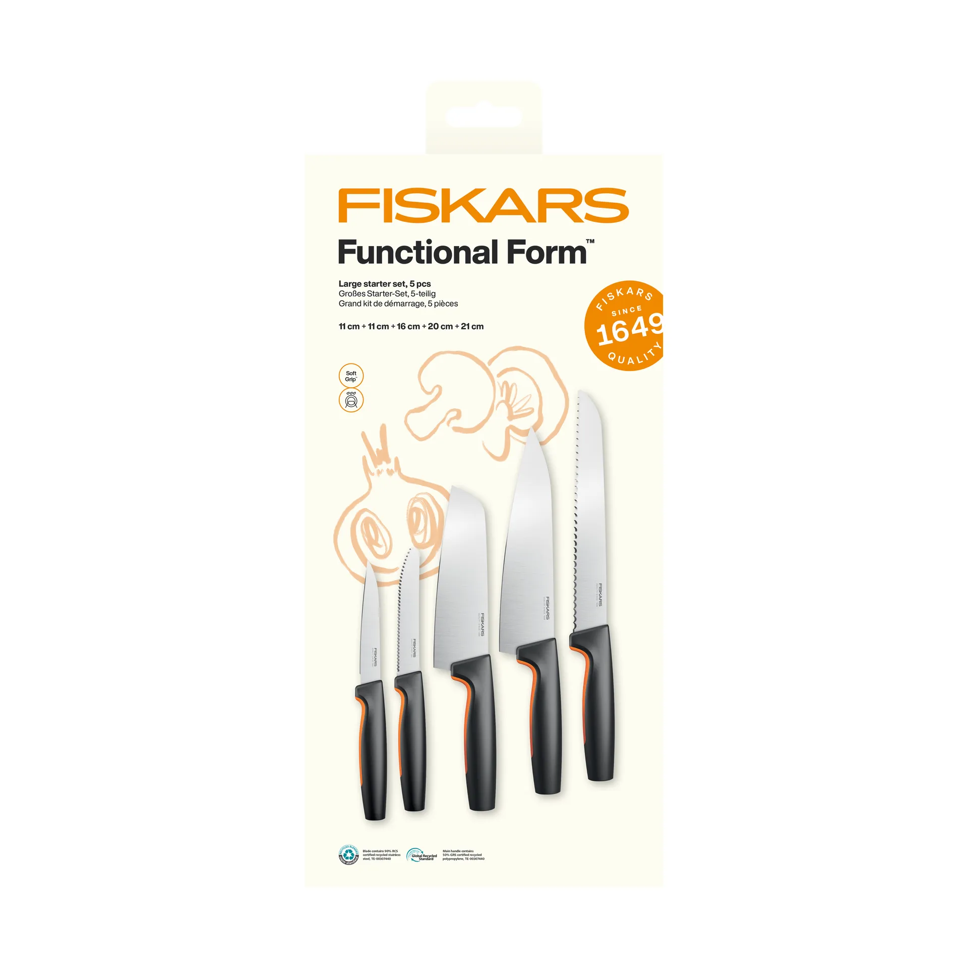 Functional Form Messer-Set, Groß Fiskars