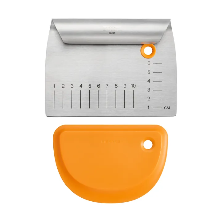 Functional Form Teigschaber - Metall-Silikon, 2-teilig - Fiskars
