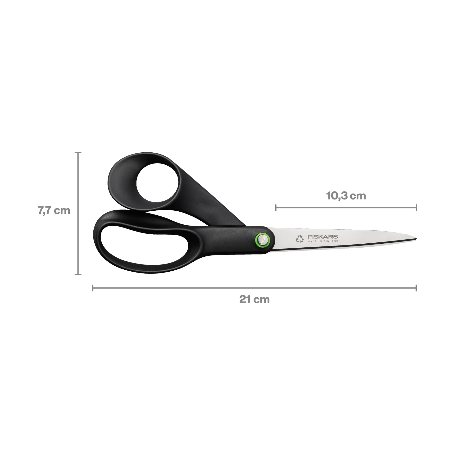 Functional Form Universalschere 21 cm, Schwarz Fiskars