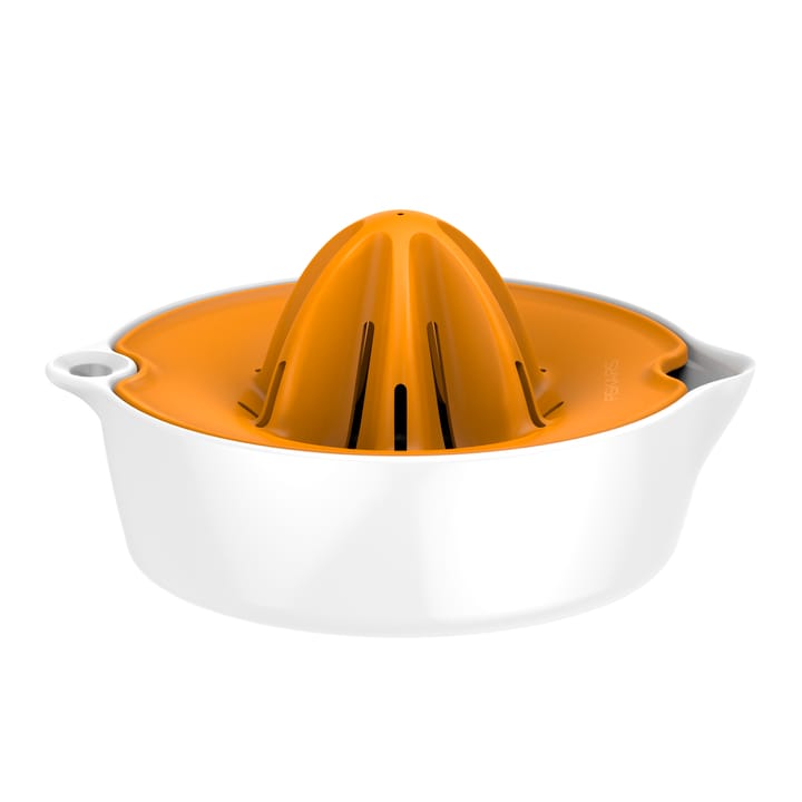 Functional Form Zitronenpresse, Orange-weiß Fiskars