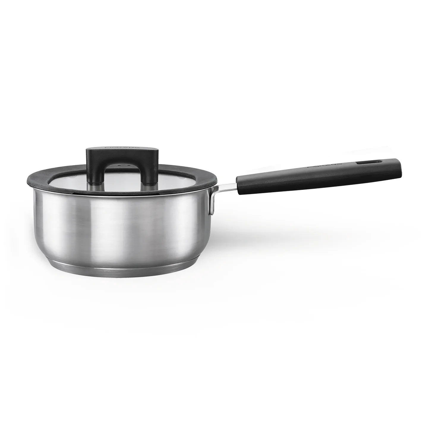 Hard Face Steel Kochtopf mit Deckel, 1,8 L Fiskars