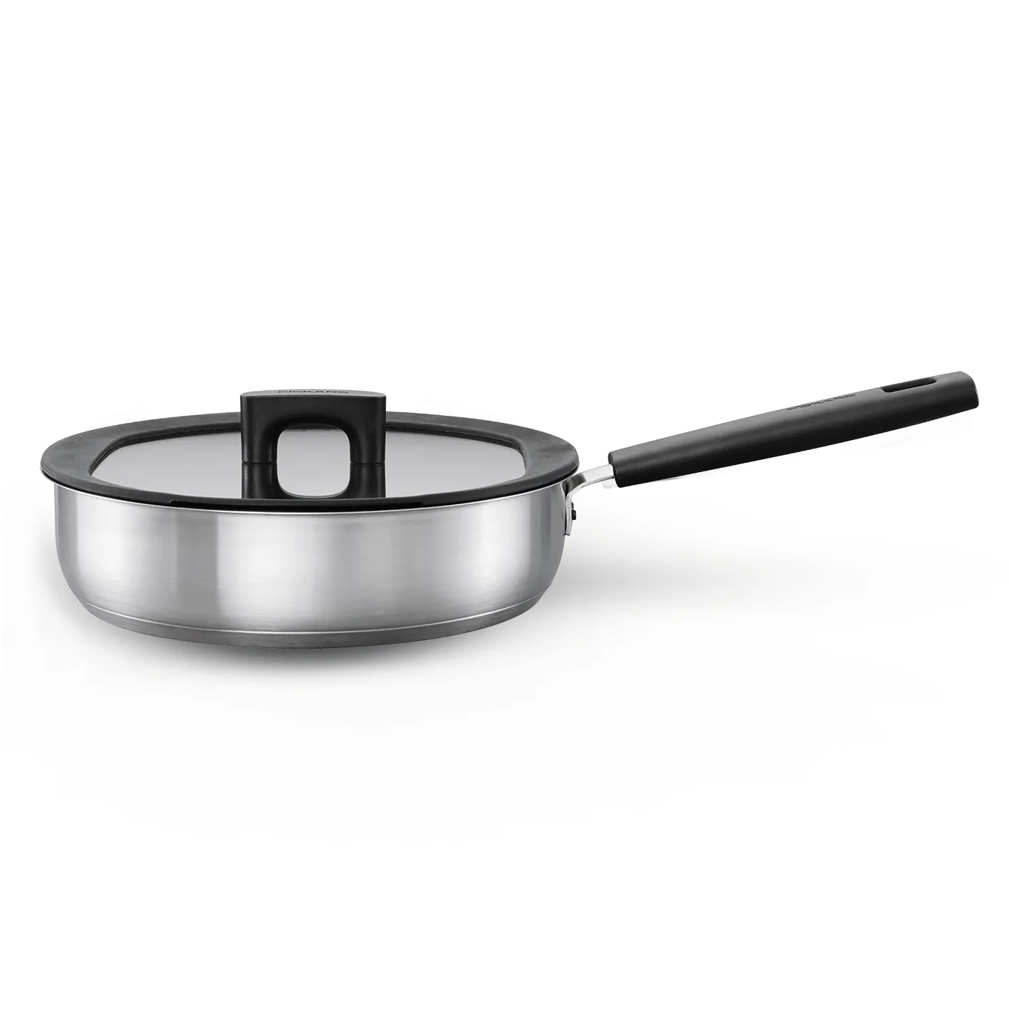 Hard Face Steel Sauteuse mit Deckel, 26cm Fiskars