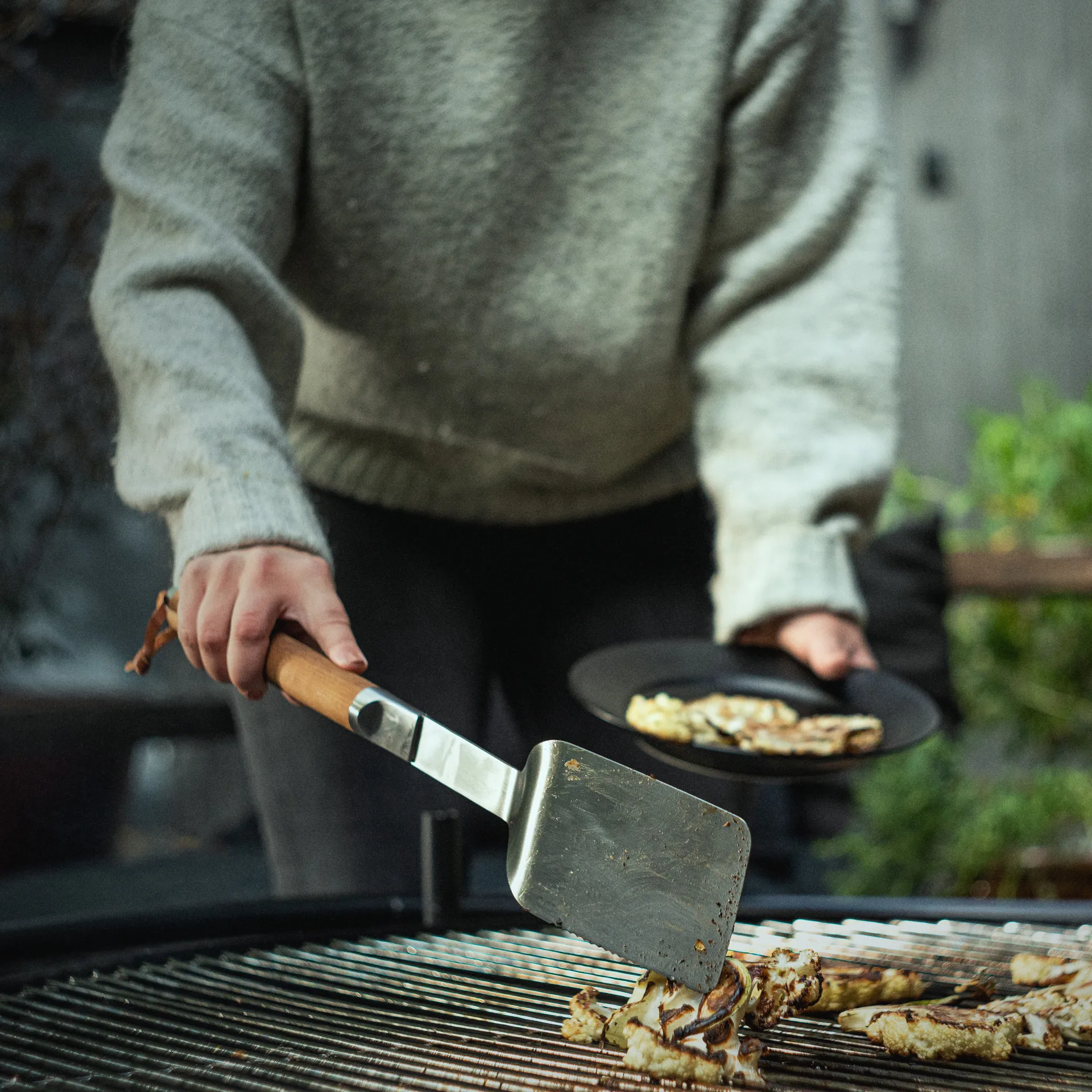 Norden Grillspatel, Edelstahl-Birke Fiskars