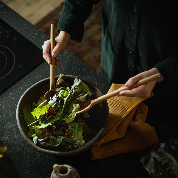 Norden Löffel 2er Pack, Eiche-Edelstahl Fiskars