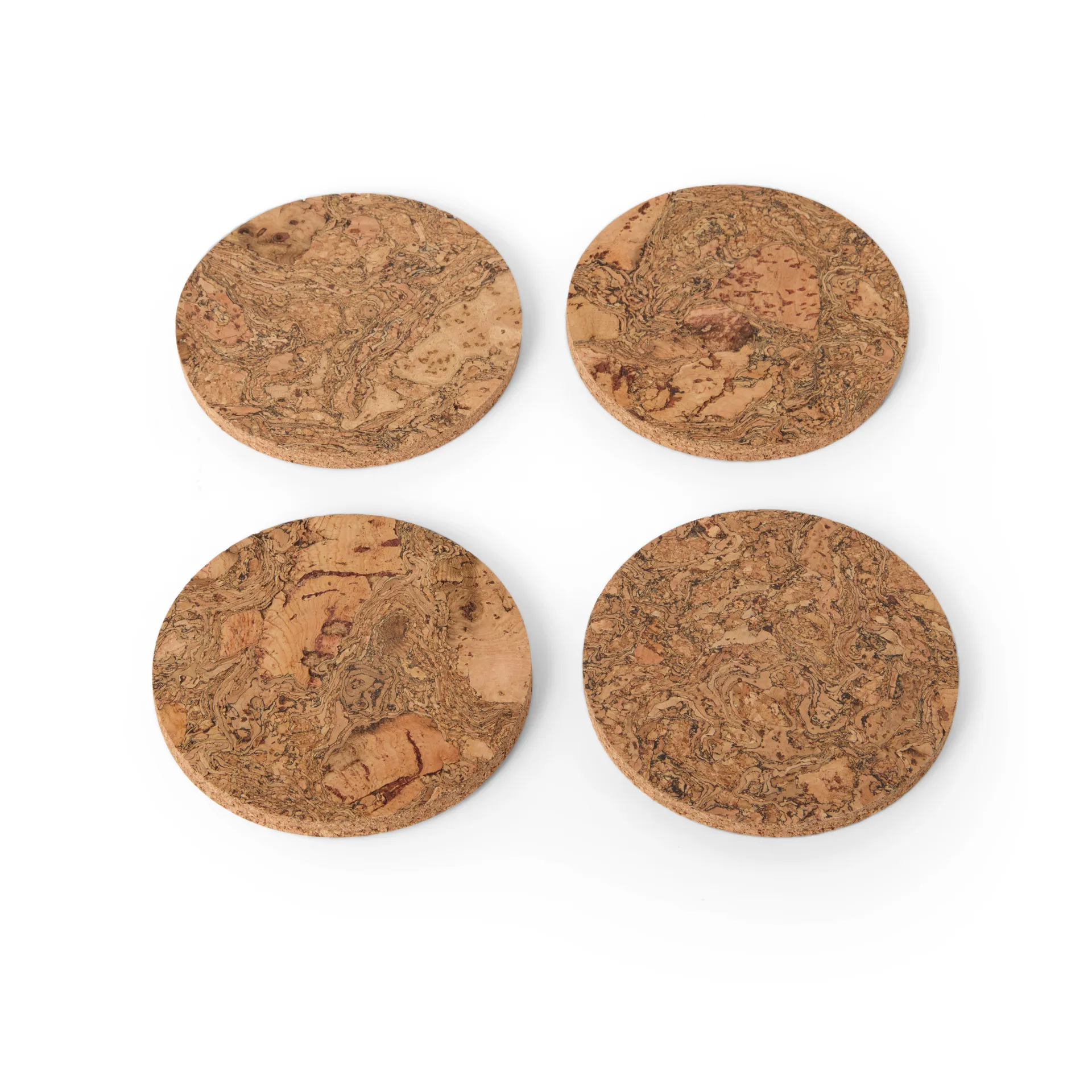Cork Glasuntersetzer 4er Pack, Natur Formgatan